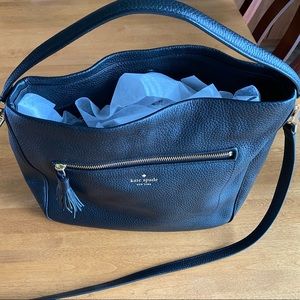 Kate Spade black leather crossbody